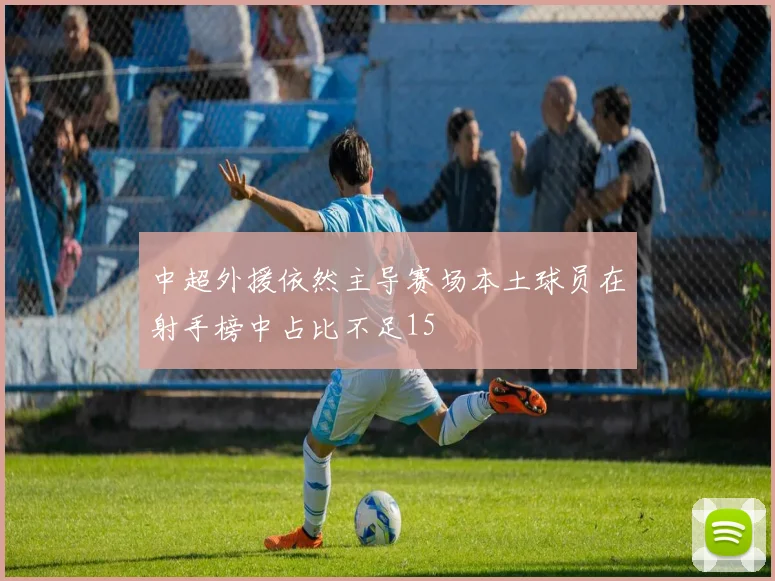 中超外援依然主导赛场本土球员在射手榜中占比不足15