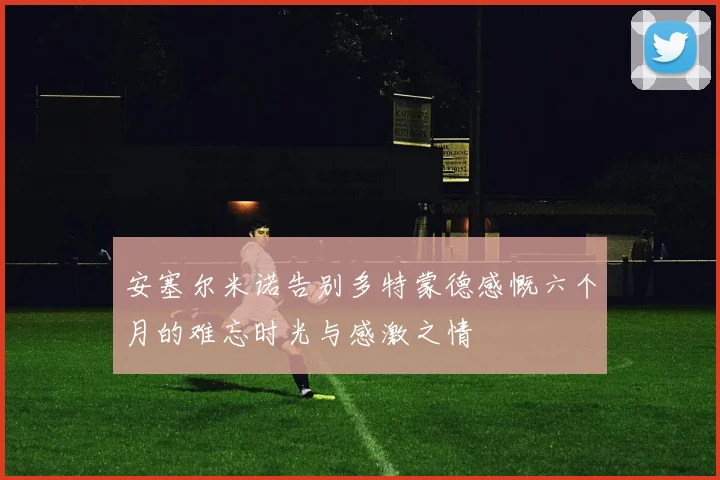 安塞尔米诺告别多特蒙德感慨六个月的难忘时光与感激之情
